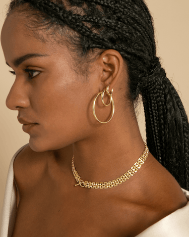 Poppy Chain Necklace | Double-Sided - Bonito Jewelry