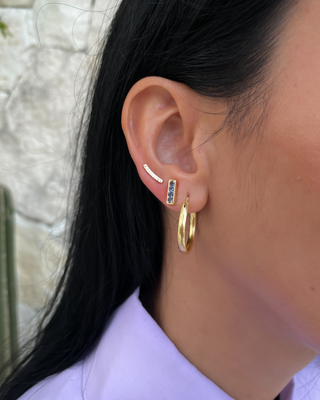 Bonito Multi-Gemstone Stud Earrings - Lolite