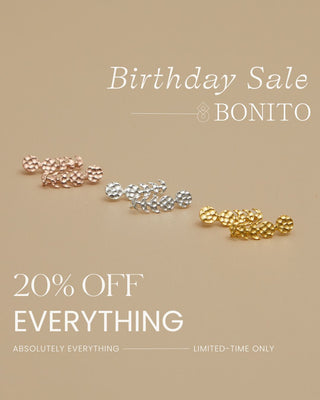 Celebrate in Style with Bonito's Birthday Sale - 20% Off Sitewide!
