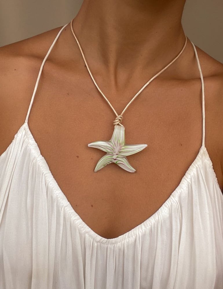 Green Starfish Pendant