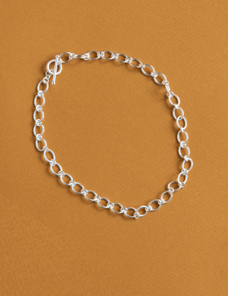 Ripples Chain Necklace Silver