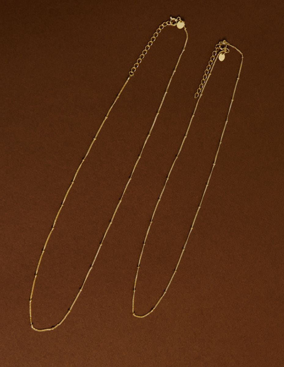 Stockholm Chain Necklace - 18ct Gold Vermeil